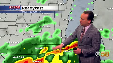 Showers and even a few storms possible through Election Day